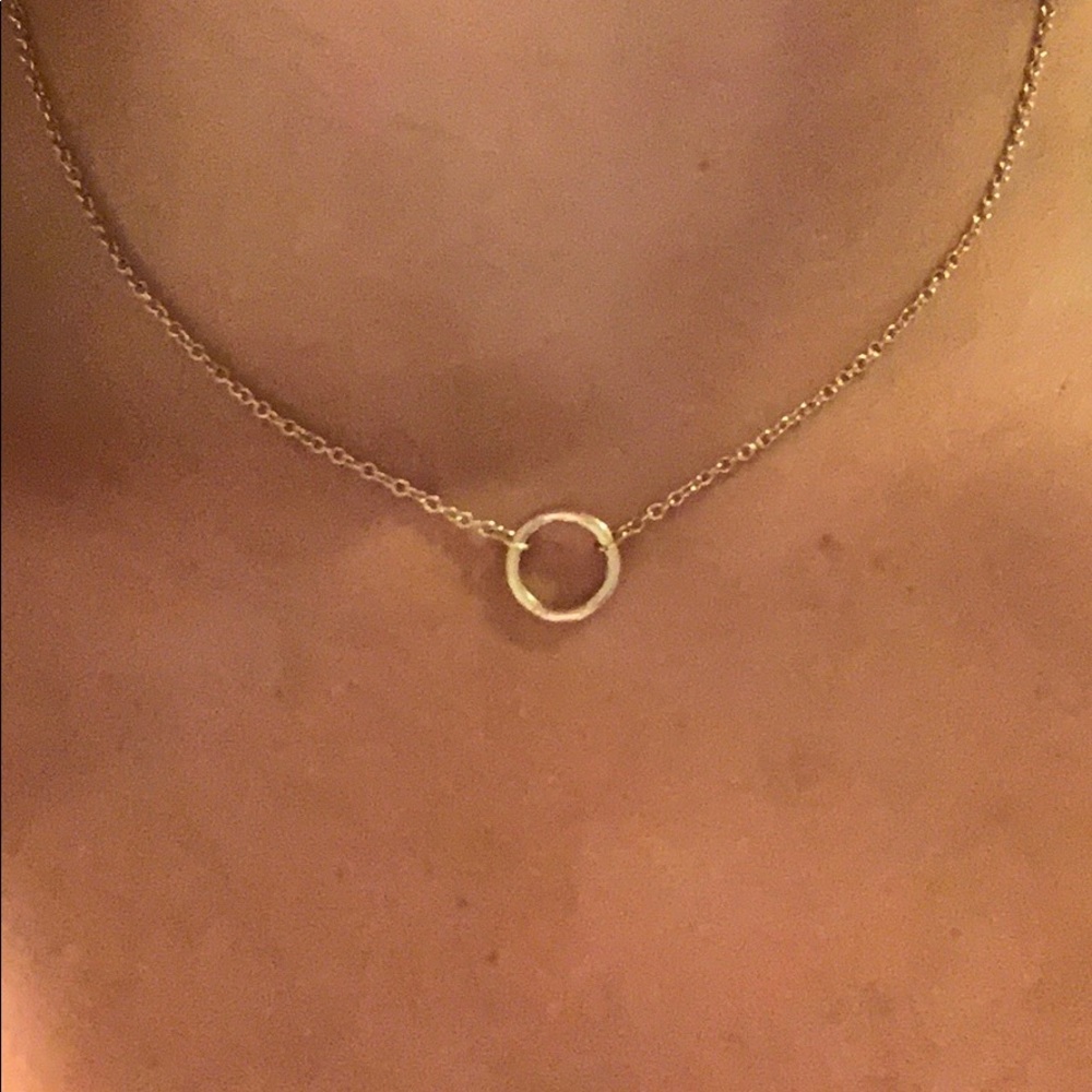 Forever 21 Gold Ring Necklace